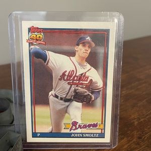 1991 Topps John Smoltz Atlanta Braves HOF #157 NM-Mint Baseball Card